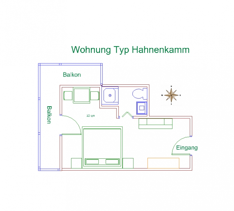 Wohnung Hahnenkamm